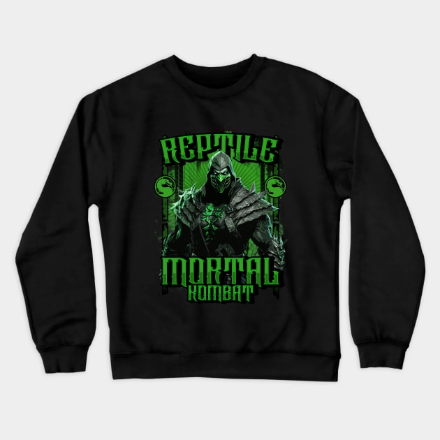 Reptile Crewneck Sweatshirt by Brom Store